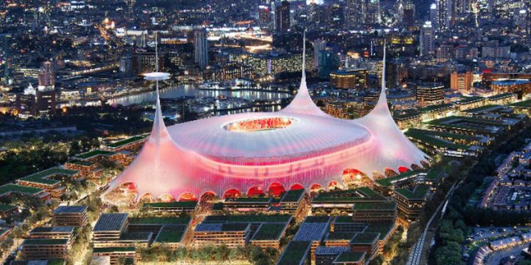 MANCHESTER UNITED new stadium