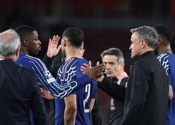 Ousmane Dembele, Luis Enrique - PSG vs Arsenal UCL