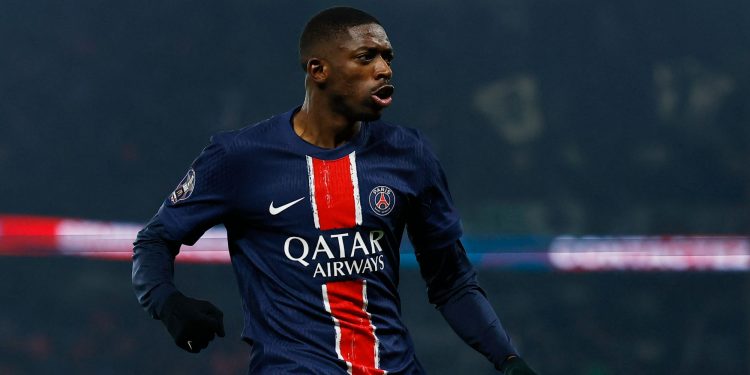 Paris St Germain's Ousmane Dembele (Reuters)