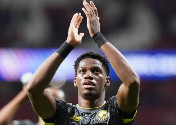 Lille's Jonathan David celebrates (Reuters)