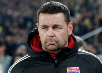 Former Lyon head coach Pierre Sage (Reuters)