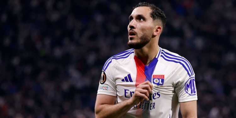 Olympique Lyonnais' Rayan Cherki (Reuters)