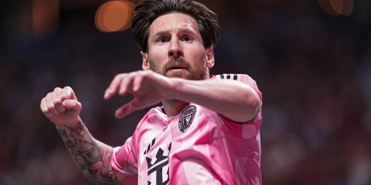 Inter Miami forward Lionel Messi (Dale Zanine-Imagn Images)