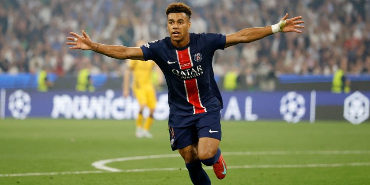 Paris St Germain's Desire Doue (Reuters)