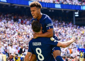 Fabian Ruiz scored twice as PSG beat Real Madrid in the Club World Cup semi-final (Imagn)