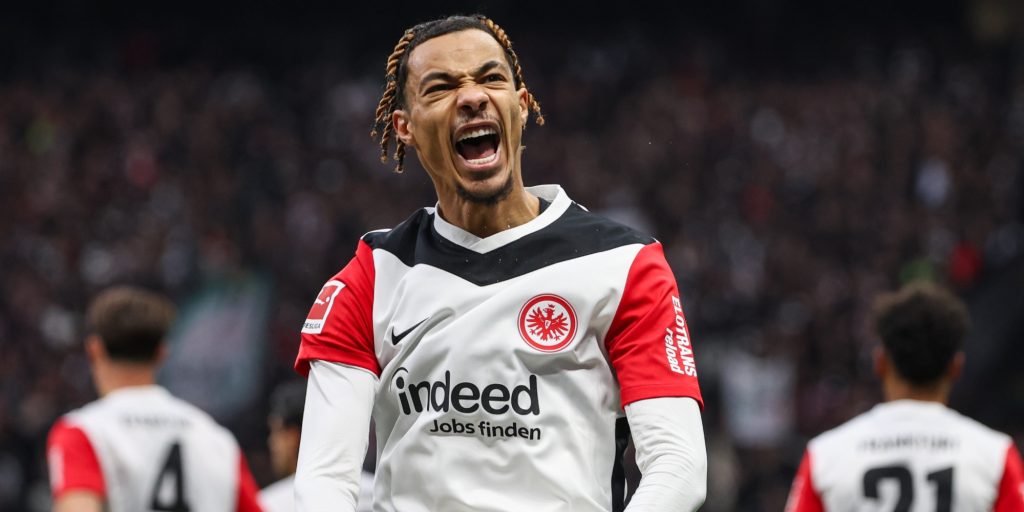 Hugo Ekitike has scored on 15 occasions in the Bundesliga last season (Imagn)