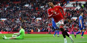 Marcus Rashford in the colours of Manchester United (Reuters)