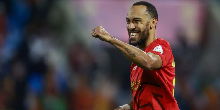 Al Qadsiah's Pierre-Emerick Aubameyang (SPL.com)