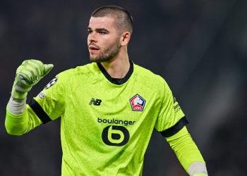 Lille's Lucas Chevalier (Imagn)