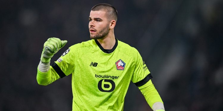 Lille's Lucas Chevalier (Imagn)