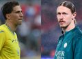 Ilya Zabarnyi and Matvey Safonov will be working together at PSG (Reuters/Imagn)
