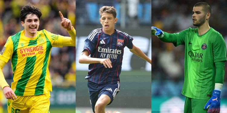Louis Leroux, Khalis Merah and Lucas Chevalier are among the players to watch in Ligue 1 this season (Imagn)