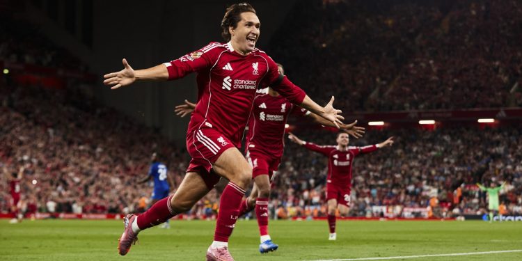 Chiesa scores Liverpool's 3rd goal vs Bournemouth (Reuters)