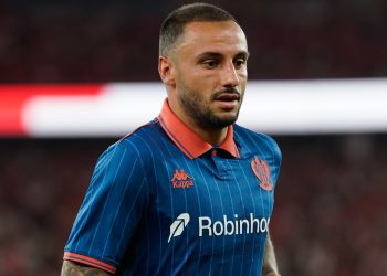 OGC Nice's Jonathan Clauss is a target for Bayer Leverkusen (Imagn)