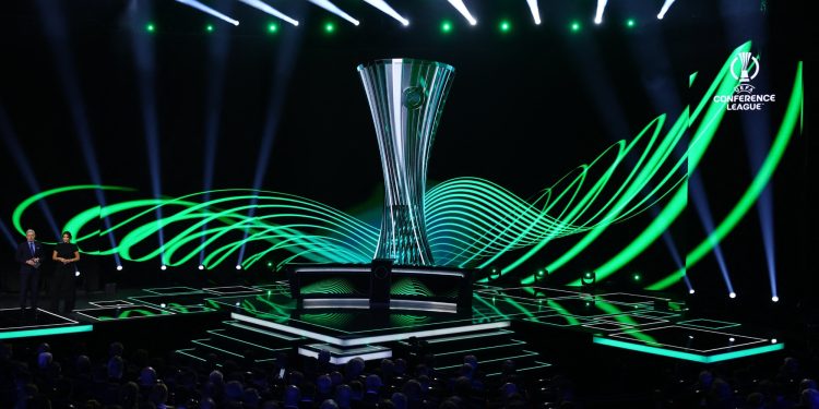 The draw for the league phase of the 2025-26 UEFA Conference League took place in Monaco (Reuters)