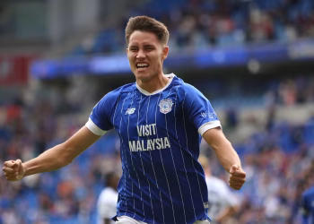 Cardiff City's Rubin Colwill (via Cardiff City FC)