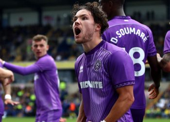 Callum O'Hare celebrates against Oxford United (Getty Images)
