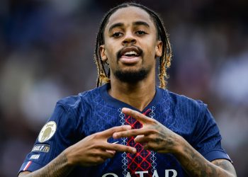 PSG's Bradley Barcola (Imagn)