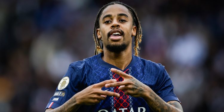 PSG's Bradley Barcola (Imagn)