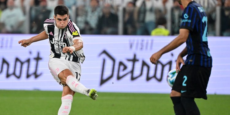 Juventus' Vasilije Adzic scored the winner for Juventus against Inter Milan (Imagn)