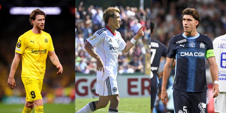 Kasper Høgh, Ritsu Doan and Leonardi Balerdi are all three considered as players to watch in the Champions League this season (Imagn)