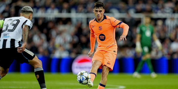 Barcelona's Pedri delivered a stunning performance against Newcastle United in the Champions League (Imagn)