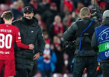 Jurgen Klopp gave Tyler Morton his professional debut with Liverpool (Imagn)