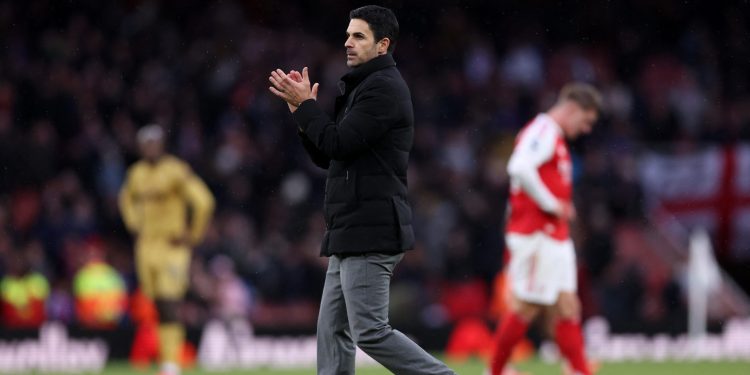 Arsenal manager Mikel Arteta (Reuters)