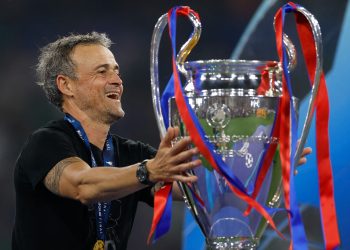 Luis Enrique guided PSG to their first Champions League title (Reuters)