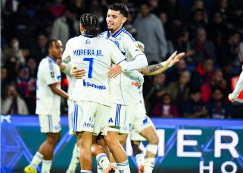 With a brace against PSG, Joaquin Panichelli cemented his position as Ligue 1's top scorer (Imagn)