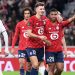 Lille's Hamza Igamane scored his fourth goal of the Ligue 1 season in his team's victory over Metz (Imagn)