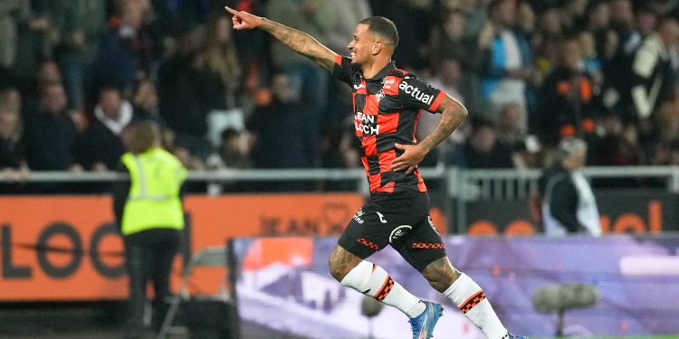 Lorient's Igor Silva scored his first Ligue 1 goal against PSG (Imagn)
