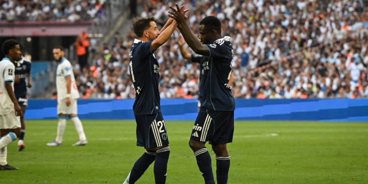 Moses Simon (right) has scored three goals since joining Paris FC last summer (Imagn)