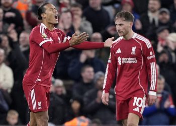 Liverpool are only the 11th best Premier League team at home this season (Imagn)