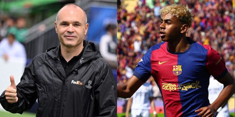 Andrés Iniesta backs Lamine Yamal as Barcelona face early-season struggles