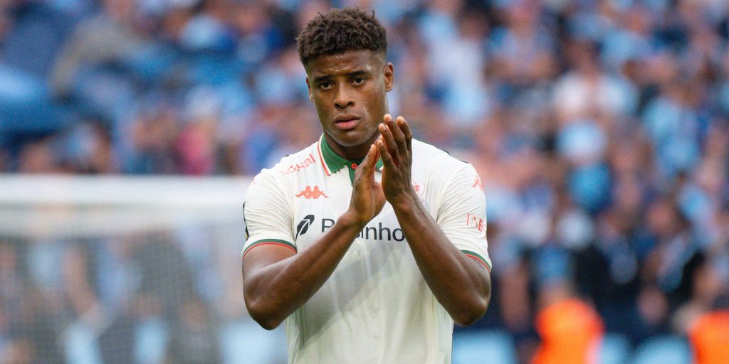 Kevin Carlos has scored two of Nice's four goals in the Europa League this season (Imagn)