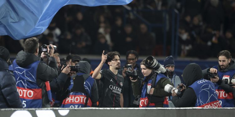 PSG's Vitinha scored the first hat trick of his career against Tottenham Hotspur (Imagn)