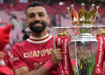 Mo Salah (AP Photo/John Super, File)